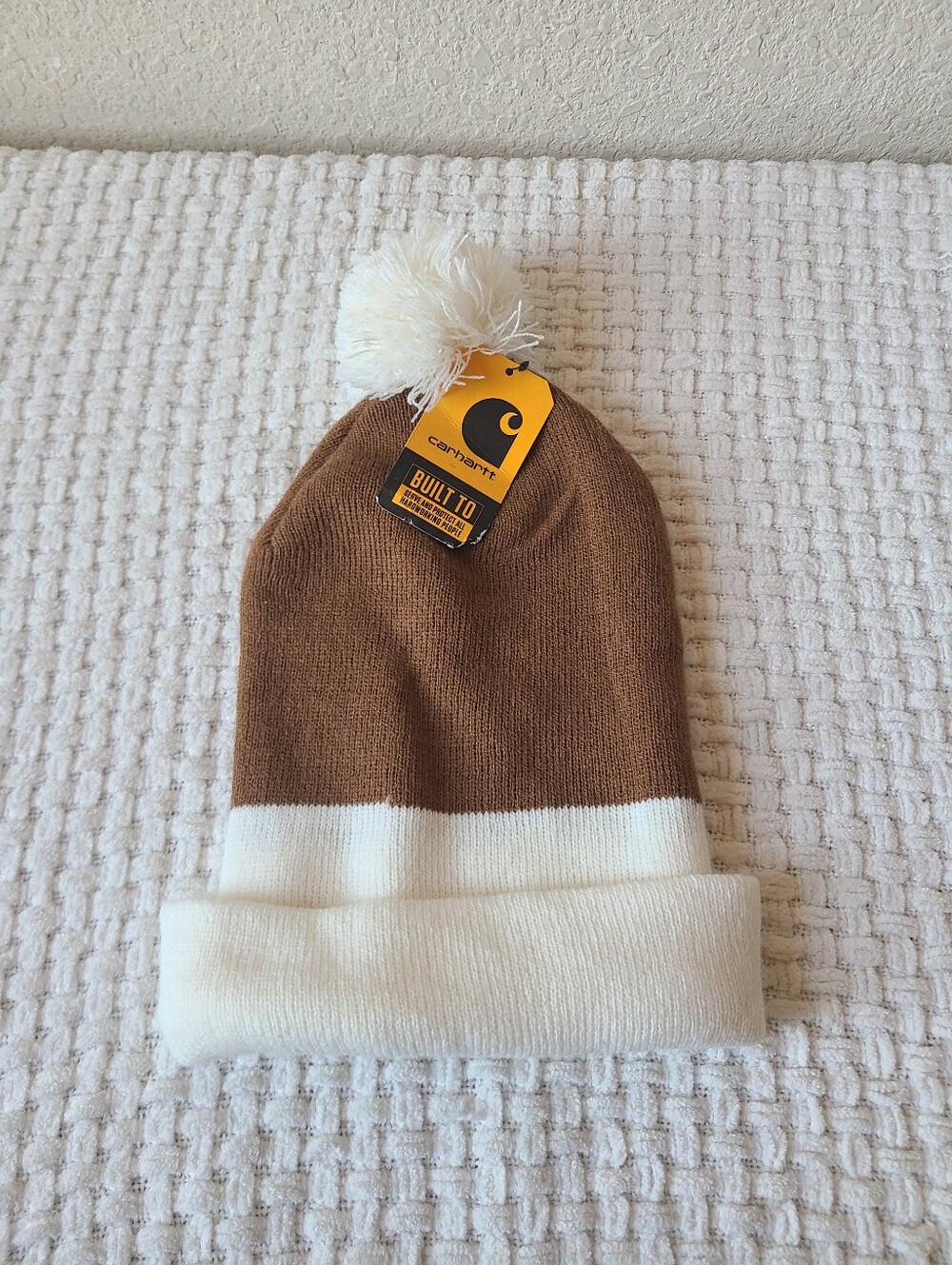 Carhartt Knit Pom Cuffed Beanie One Size Fits Most